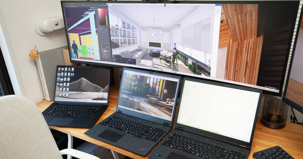 建築ビジュアル作成に最適なワークステーションとGPUは？デスクトップとモバイルで多角的に比較！