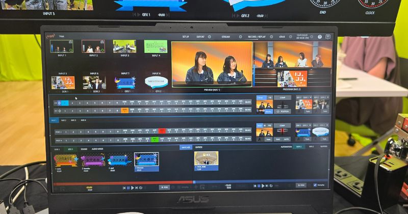 TriCaster Mini Sを活用したライブ配信システム