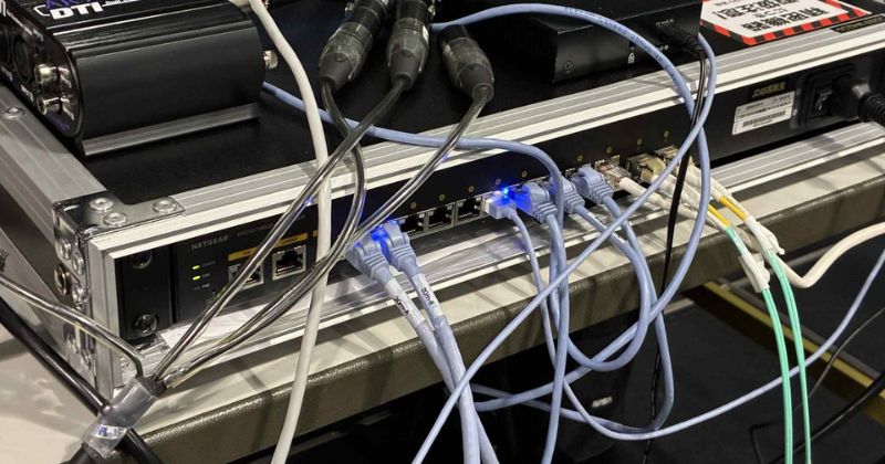 光ファイバーとProAVスイッチを活用した長距離伝送