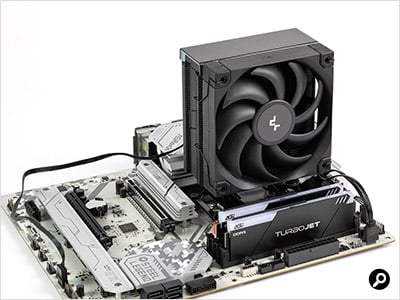 マザーボードに取り付けたイメージ