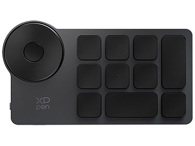 XPPenの「ACK05」は10個のキーとダイヤルを備えた左手デバイス