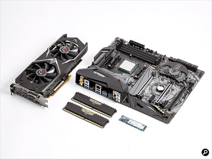 今回組み立てに使うPCパーツ