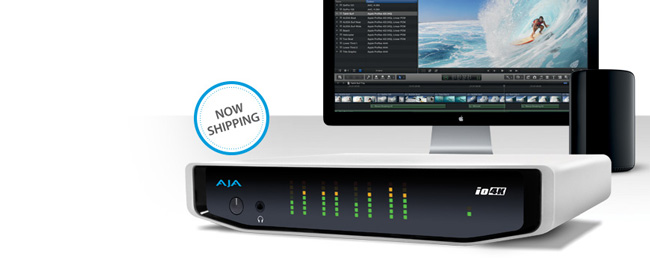 AJA Video Systems社製、Thunderbolt 2搭載、HD～4Kに対応した入出力デバイス「Io 4K」の出荷を開始