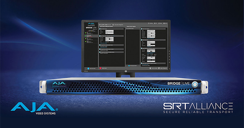 AJA Video Systems社、SRT Allianceへの参加を発表