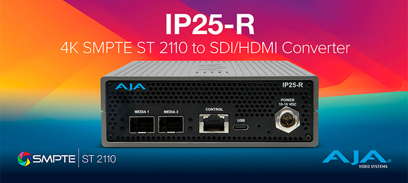 AJA IP25-R 製品画像