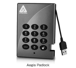 Apricorn Aegis Padlock 製品画像