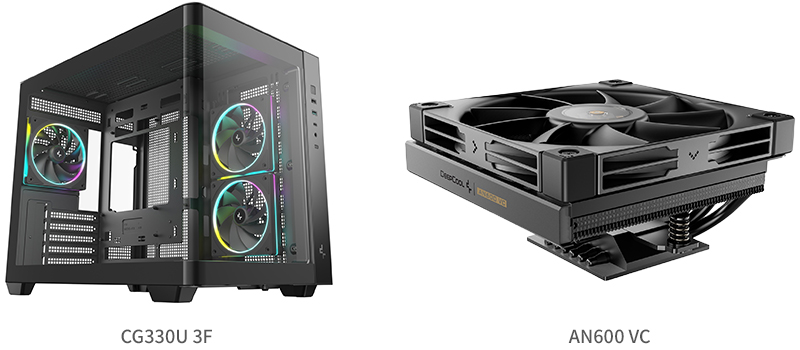 DeepCool CG330U 3F、AN600 VC 製品画像