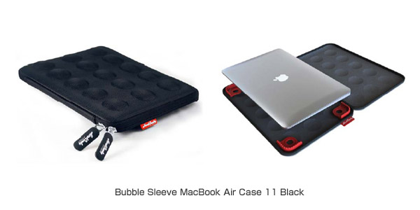 HARD CANDY CASES Bubble Sleeve MacBook Air Case 11 Black 製品画像