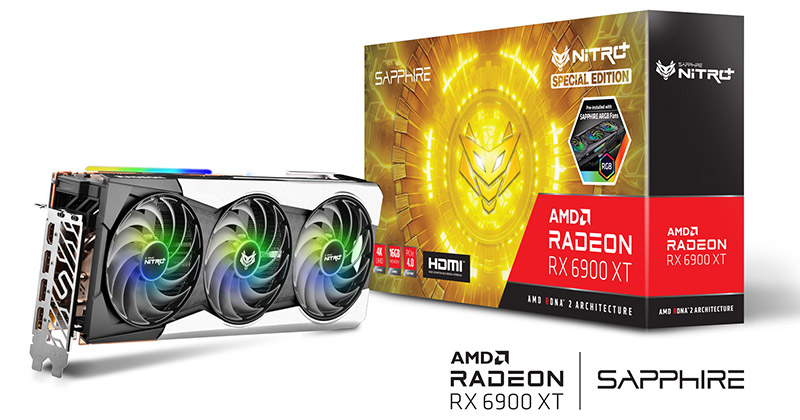 SAPPHIRE NITRO+ Radeon RX 6900 XT OC 16G GDDR6 Special Edition 製品画像