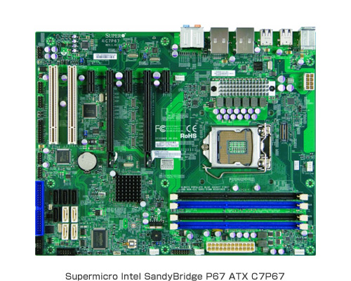 Supermicro MBD-C7P67-O 製品画像