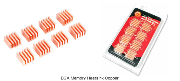 Thermaltake BGA Memory Heatsink Copper 製品画像