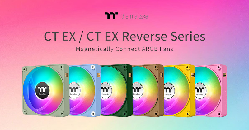 Thermaltake CT EX Reverse ARGB Syncシリーズ、CT EX ARGB Syncシリーズ 製品画像