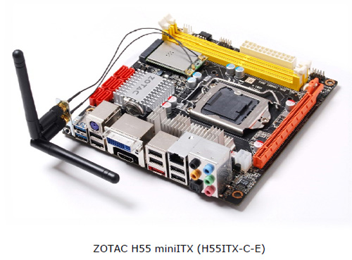 ZOTAC H55ITX-C-E 製品画像