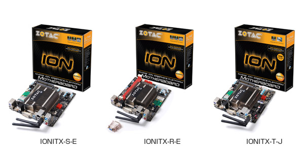 ZOTAC IONITX R/S/Tシリーズ 製品画像