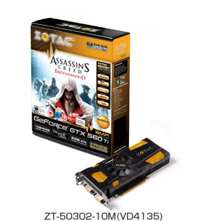 ZOTAC GeForce GTX 560 Ti AMP! Edition 製品画像