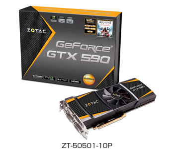 ZOTAC GeForce GTX 590 製品画像