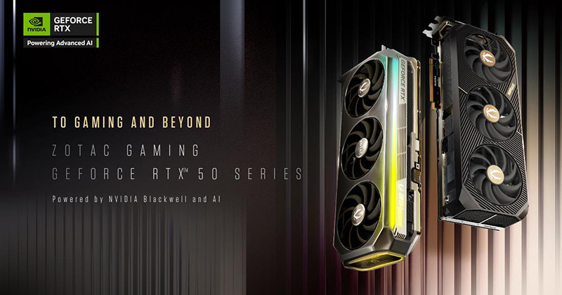 ZOTAC GeForce RTX 5070 Ti搭載グラフィックボード 製品画像