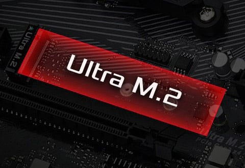 Ultra M.2スロットを装備