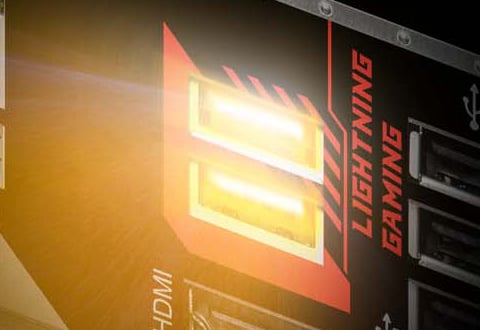 Lightningゲーミングポートを搭載