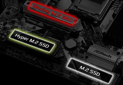 Blazing M.2スロットを装備