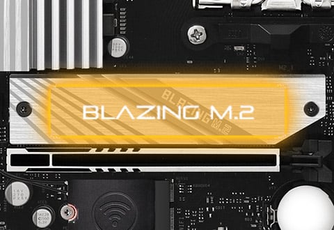 Blazing M.2スロットを装備