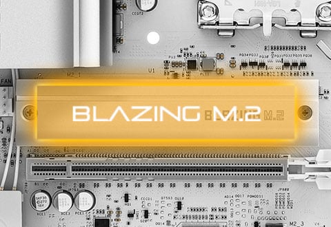 Blazing M.2スロットを装備