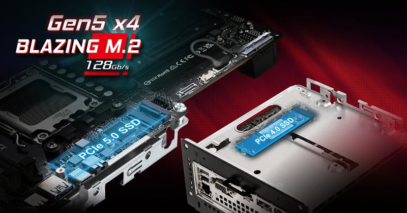 Blazing M.2スロットを装備