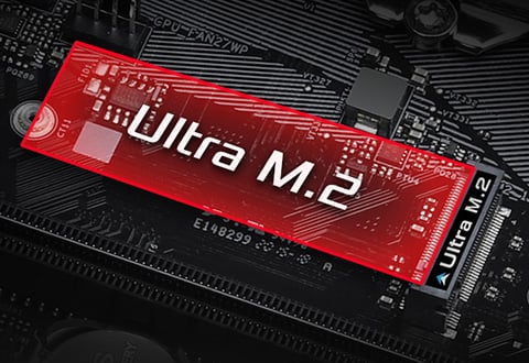 Ultra M.2スロットを装備