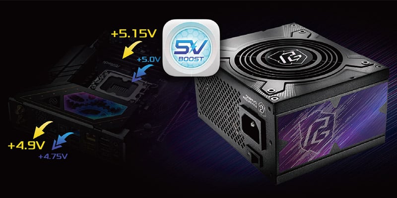 +5V電圧を昇圧する「+5Vブーストモード」を装備