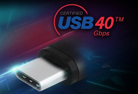 USB4ポートを搭載