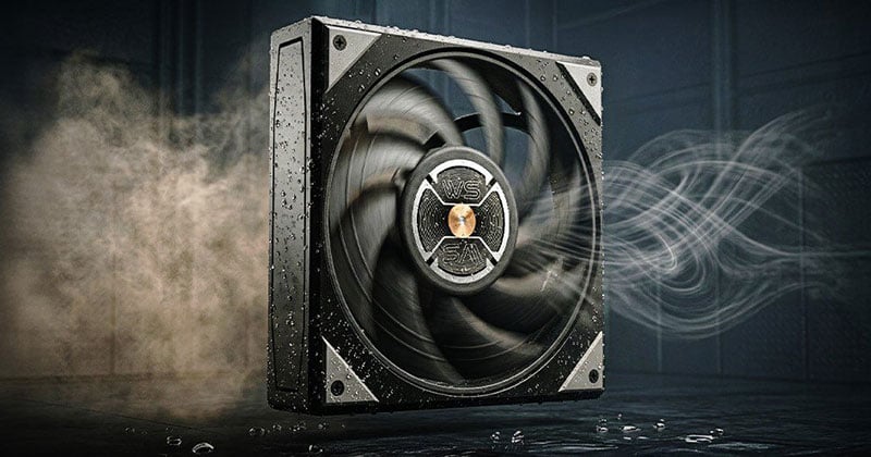 LCPブレードの防水・防塵ファンを採用