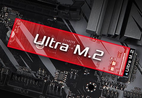 Ultra M.2スロットを装備