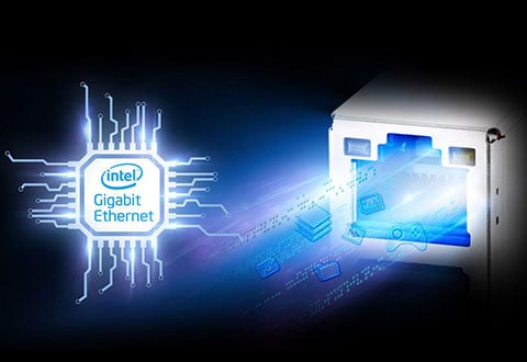 安定性を重視したIntel製ネットワークを搭載