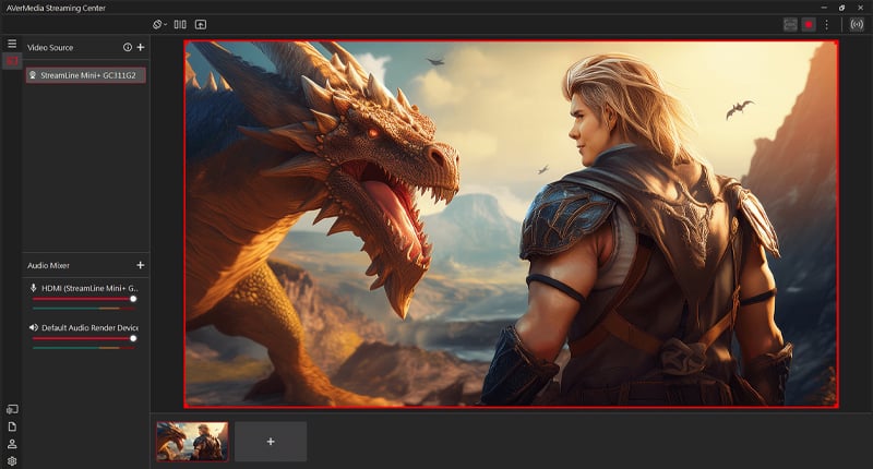 専用キャプチャーソフト「Streaming Center」に対応