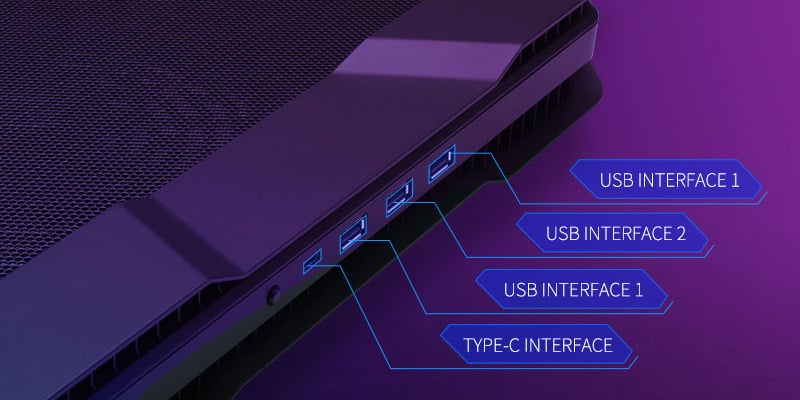 USB Type-Cポートを含むUSBハブを装備
