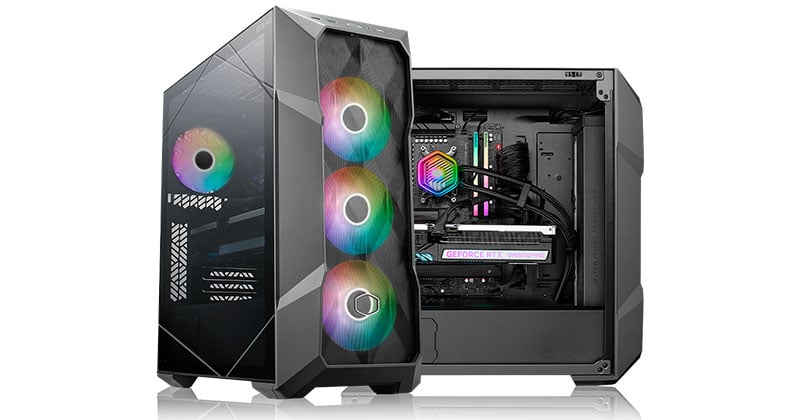 850W電源と水冷一体型CPUクーラーを標準搭載