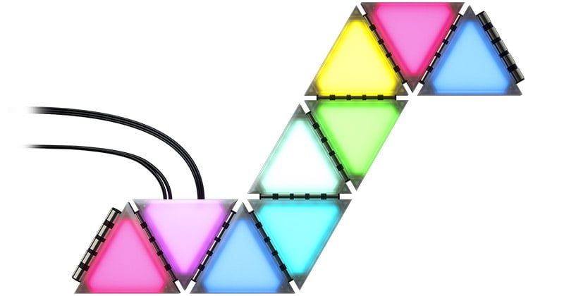 46個のRGB LEDで豊かなライティングを演出