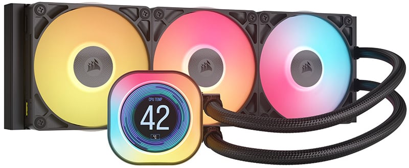 ポンプヘッドに2.1インチのLCDパネルを搭載