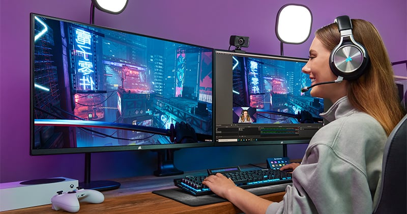 4K UHD、リフレッシュレート144Hz、応答速度最大1msに対応