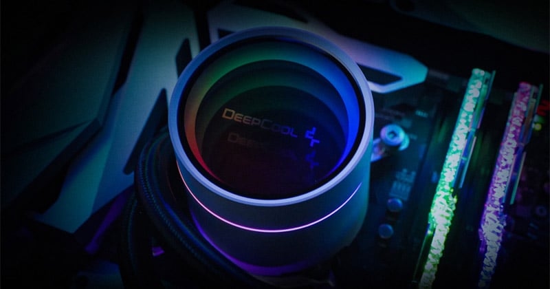 ファンとウォーターブロックにアドレサブルRGB LEDを搭載
