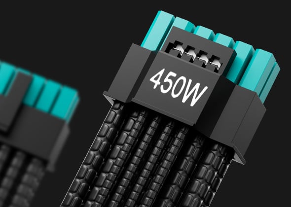 デュアルカラーの12V-2x6コネクター