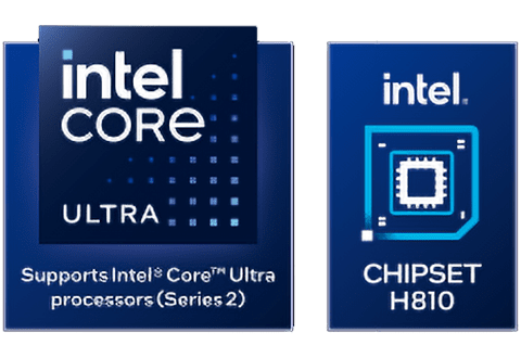 Intel H810チップセットを搭載