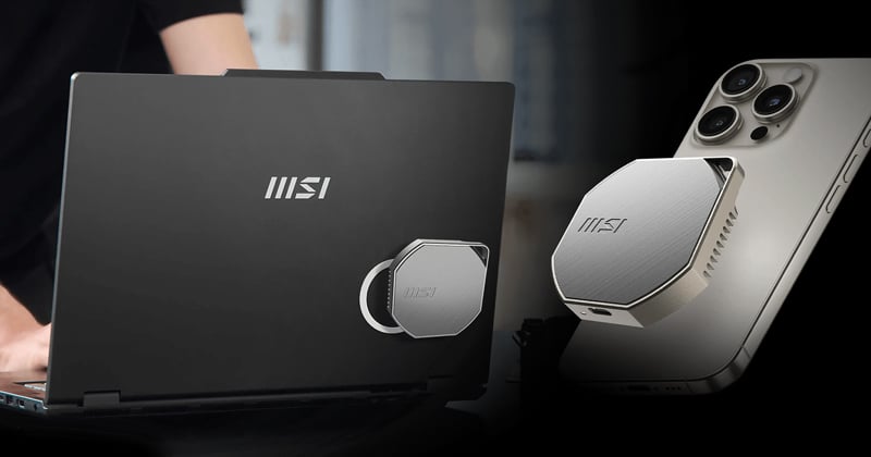 マグネット装着に対応した外付けポータブルSSD