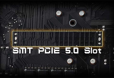 PCI Express 5.0 x16スロットを装備