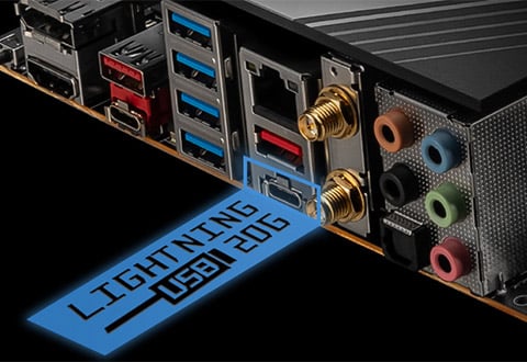 USB 3.2 Gen 2x2 Type-Cポートを搭載