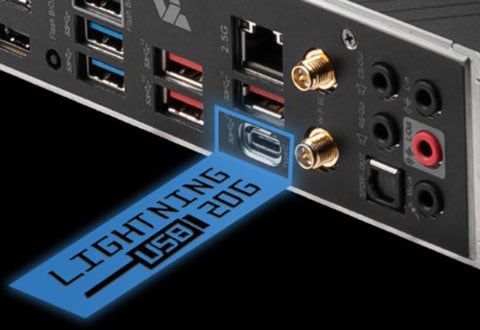 USB 3.2 Gen 2x2 Type-Cポートを搭載