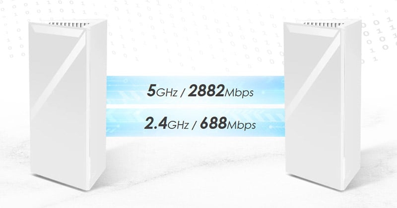 Wi-Fi 7対応のデュアルバンドルーター