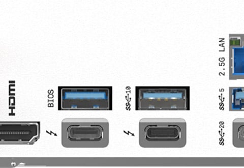 Thunderbolt 4ポートを搭載