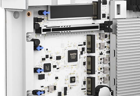 最大128GbpsのM.2スロットを装備