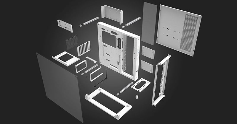 ケース本体をDIY可能な「Dismantlable Modular Design」